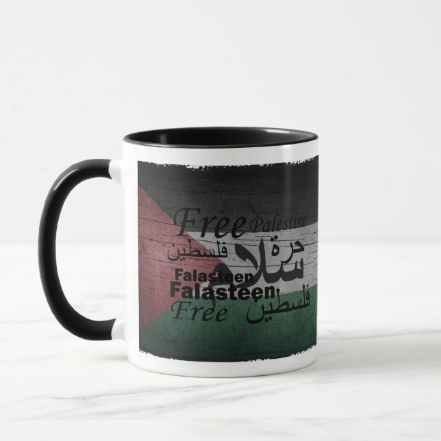 free palestine freedom for palestine mug (Left)