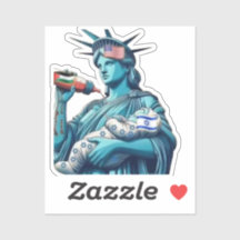 Free palestine freedom for usa genocide Sticker