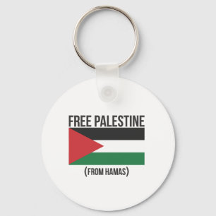 Free Palestine from Hamas Key Ring
