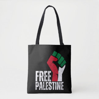 Free Palestine Gaza Flag - Freedom for Palestinian Tote Bag