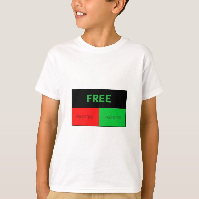 Free Palestine Gaza Genocide T-Shirt (Front)