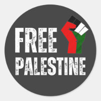 FREE PALESTINE HANDFIST black