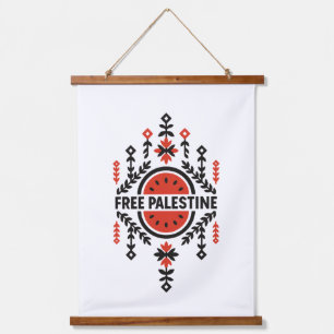 Free Palestine Hanging Tapestry