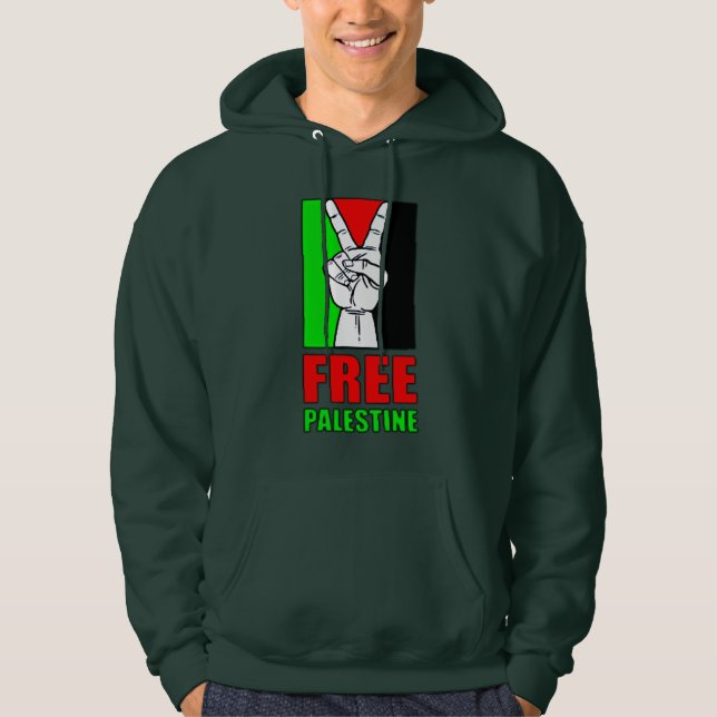 Free Palestine Hoodie (Front)