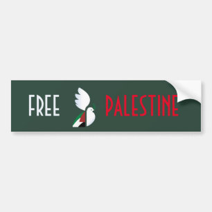 Free Palestine – Human Rights Awareness Bumper Sticker