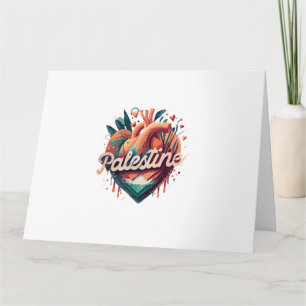 Free Palestine, i stand with palestine, Support Pa Card