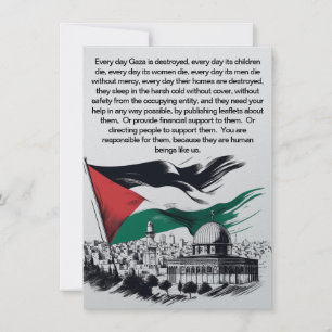 Free Palestine Invitation
