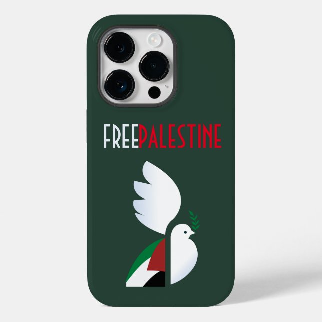 Free Palestine iPhone Case – Political Statement  (Back)