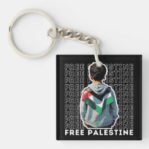 FREE PALESTINE KEY RING
