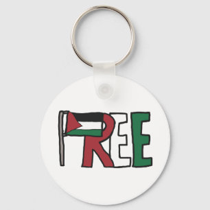 Free Palestine Key Ring