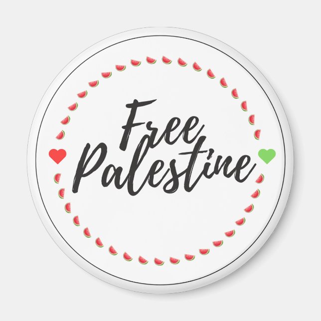 Free Palestine Magnet (Front)