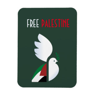 Free Palestine Magnet – Political Awareness 