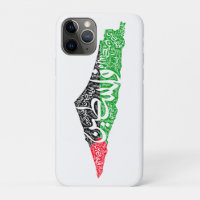 Free Palestine map and flag فلسطين