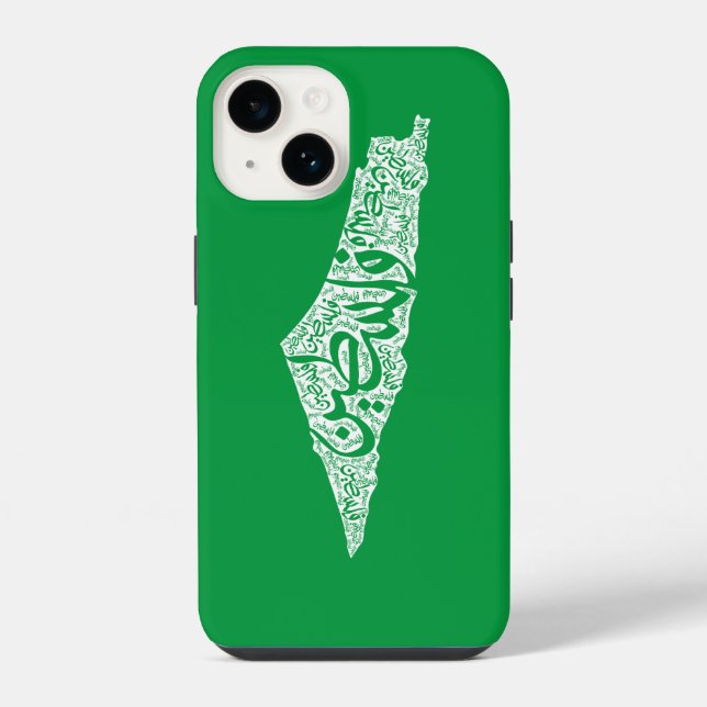 Free Palestine map and flag فلسطين iPhone Case (Back)