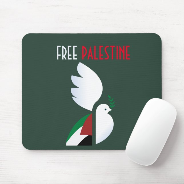 Free Palestine Mouse Mat (With Mouse)