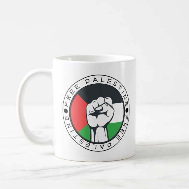 Free Palestine Mug (Left)