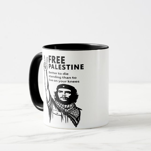 FREE PALESTINE MUG (Front Left)