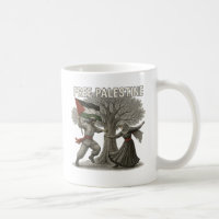 Free Palestine Mug – Roots of Resistance