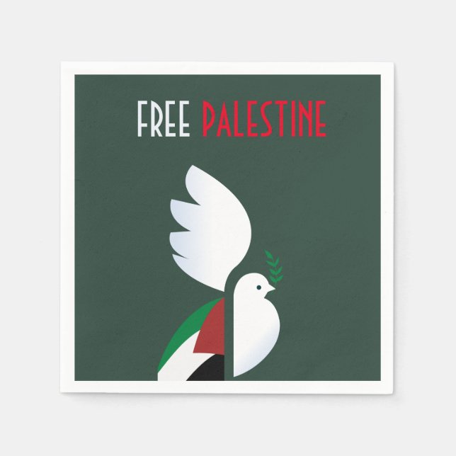 Free Palestine Napkin (Front)