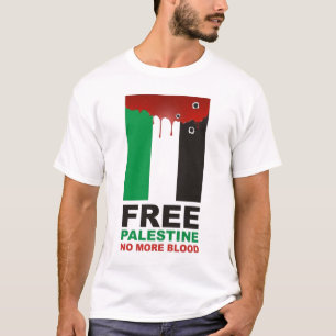 Free Palestine No More Blood T-Shirt