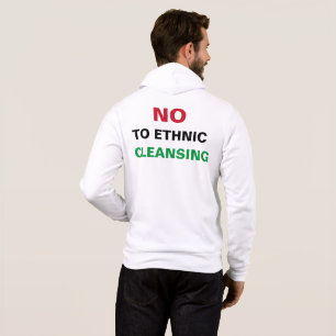 FREE PALESTINE NO TO GENOCIDE APARTHEID WAR CRIMES HOODIE