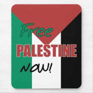 Free Palestine Now Palestinian Flag Mouse Mat