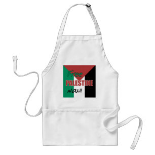 Free Palestine Now Palestinian Flag Standard Apron