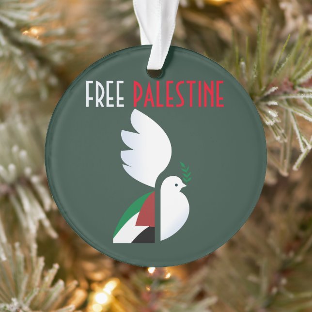 Free Palestine Ornament (Tree)