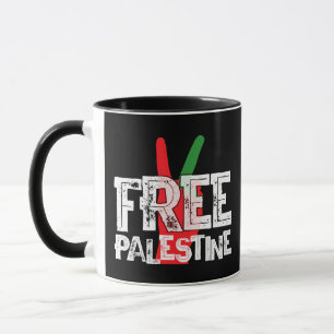 Free Palestine Palestinian Patriotic Ceasefire Tee Mug
