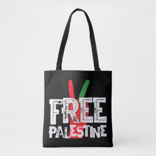 Free Palestine Palestinian Patriotic Ceasefire Tee Tote Bag