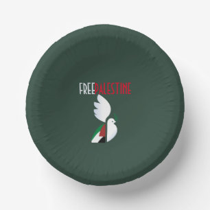 Free Palestine Paper Plate