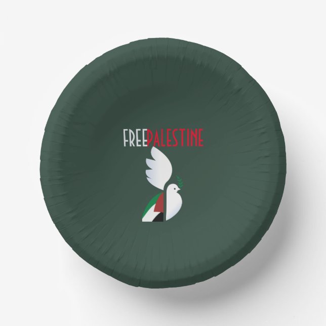 Free Palestine Paper Plate (Front)