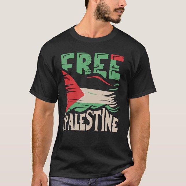 Free Palestine Peace Palestine Gaza Jerusalem  T-Shirt (Front)