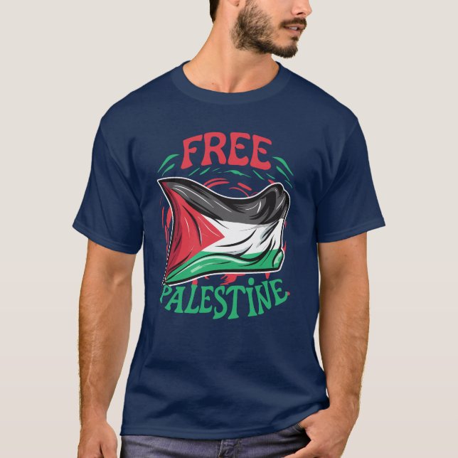 Free Palestine Peace Palestine Gaza Jerusalem  T-Shirt (Front)
