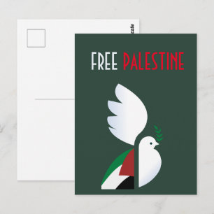 Free Palestine Postcard – Human Rights Awareness 