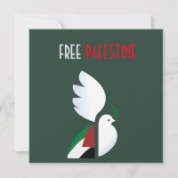 Free Palestine Postcard – Human Rights Awareness