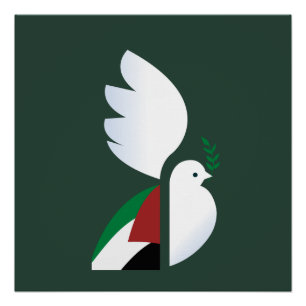 Free Palestine Poster – Political Protest Art