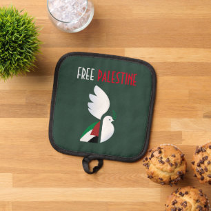 Free Palestine Pot Holder