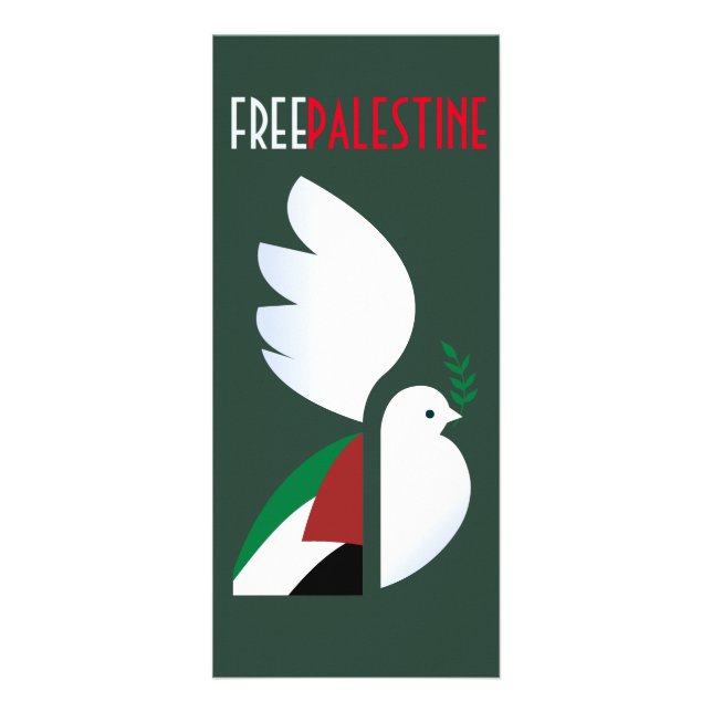 Free Palestine Rack Card – Political Awareness (Front)