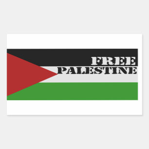 Free Palestine Rectangular Sticker
