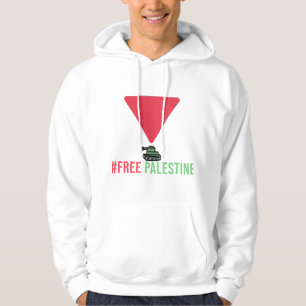 Free Palestine Red Triangle Hoodie