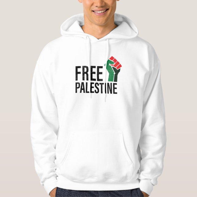 Free Palestine,  Save Humanity, Solidarity T-Shirt Hoodie (Front)