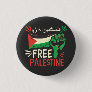 Free Palestine Save Palestine Palestinian Flag 3 Cm Round Badge