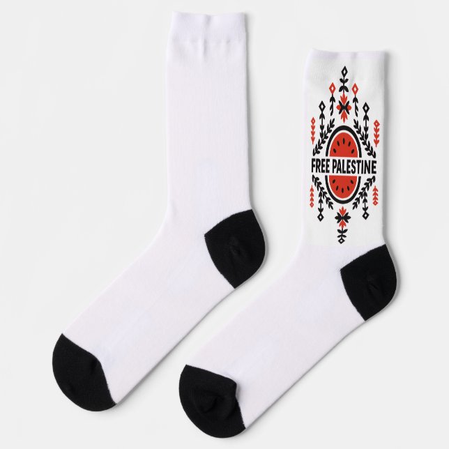 Free Palestine Socks (Left)