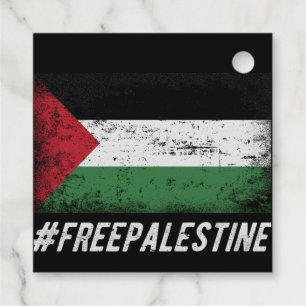 Free Palestine Stand with Palestine Favour Tags