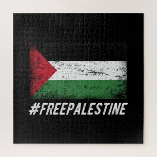 Free Palestine Stand with Palestine Jigsaw Puzzle