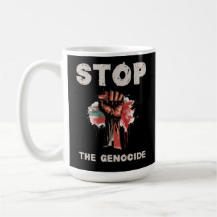 Free Palestine Stop the Gaza Genocide Coffee Mug