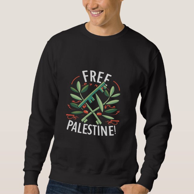 "Free Palestine"  Sweatshirt (Front)