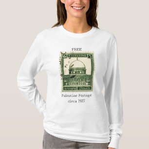 Free Palestine T-Shirt Historic Palestine Stamp