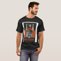 Free Palestine t-shirt, Soviet-style